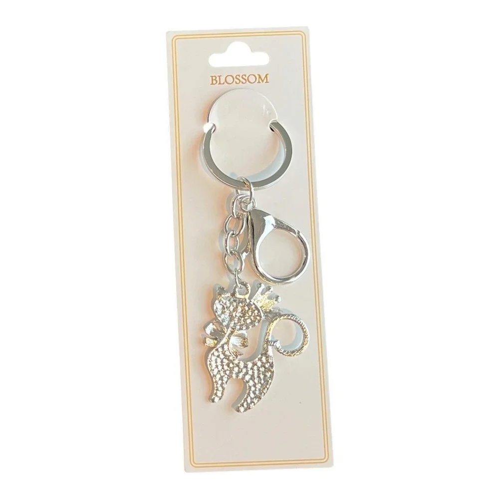 BLOSSOM Key Chain Women's Silver Pink 4